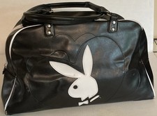 Vintage 90s Playboy Classic Bunny Head Duffle Bag Overnighter