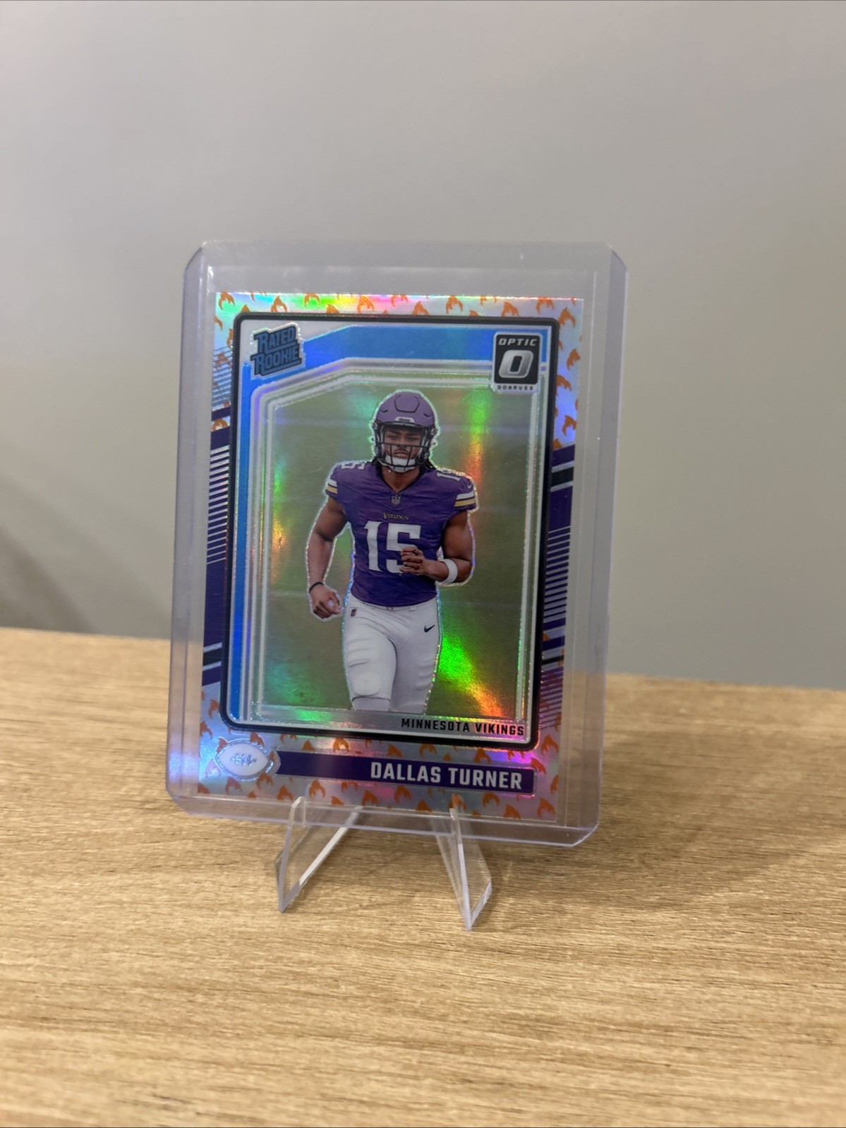 2024 Panini Donruss Optic Dallas Turner #224 Rated Rookie Fire