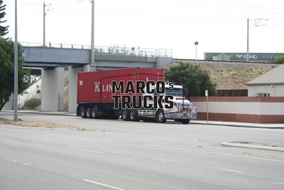 LKW Foto International TranStar Container-Sattelauflieger Australien weiß #g6wo