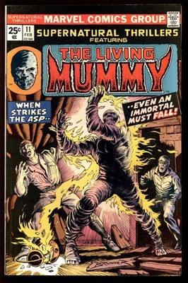 SUPERNATURAL THRILLERS #11 7.5 // FRANK BRUNNER COVER MARVEL COMICS 1975