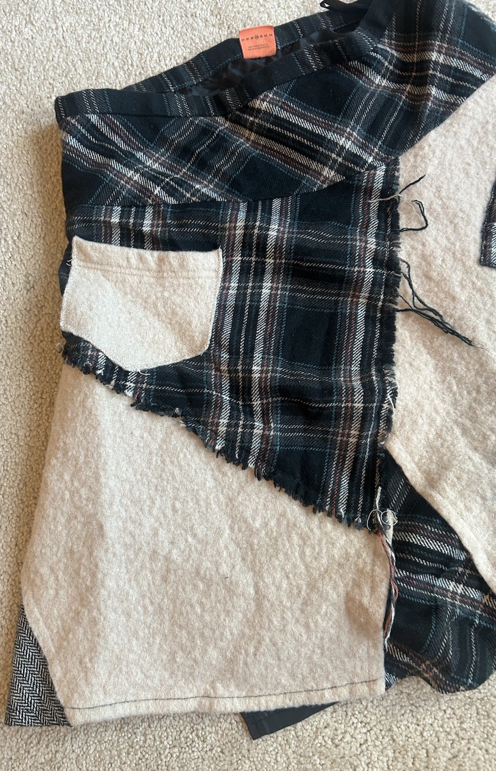 .Object Collectors Item Patchwork Plaid Wool Mini… - image 3