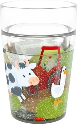 HABA Essen & Trinken Becher Glitzerbecher Bauernhof 2012447002