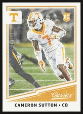 2017 Panini Classics #211 Cameron Sutton Red Back #/299 SN,RC
