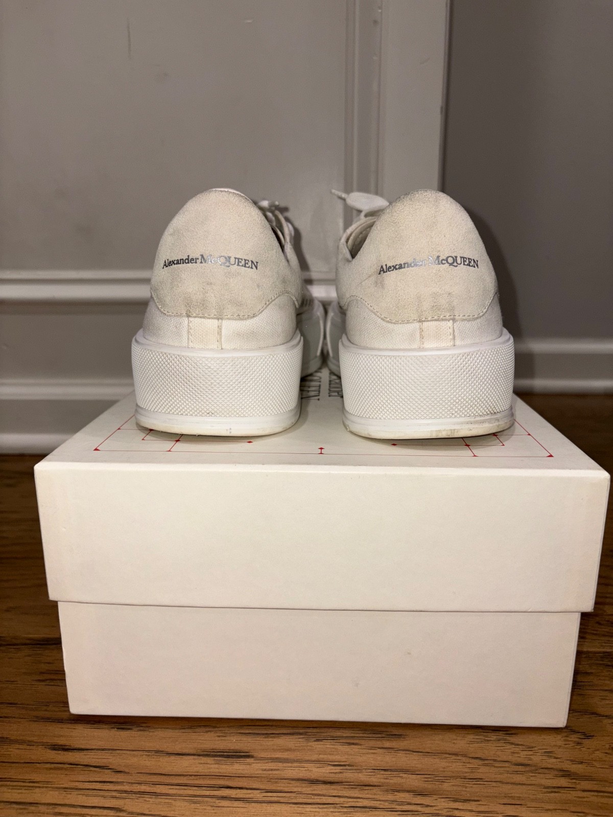 ALEXANDER McQUEEN WHITE/WHITE/WHI 46E - image 4