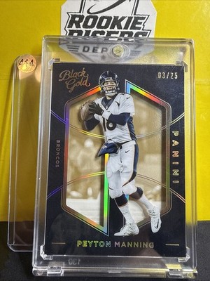 Peyton Manning 2016 Panini Black Gold - #53 Holo Gold 03/25 💥