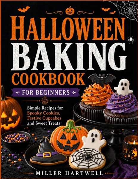 Halloween Backbuch FüR AnfäNger: Einfache Rezepte FüR Kekse, Cupcakes-image