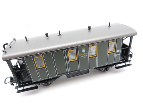 361H0 /11 - Trix H0 - Postwagen grün der K.Bay.Sts.B. / 21134 - top | Condition: Gebraucht