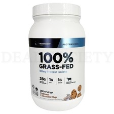 Transparent Labs Grass-Fed Whey Protein Isolate Oatmeal Chocolate Chip 30 Svgs