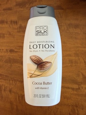 ProSilk Body Daily Moisturizing Lotion 20 Oz | Cocoa Butter | Dye Free |