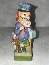Hoffman Distillery Mr. Lucky Mr. Mailman Decanter 1977 Leprechaun