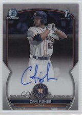 2023 Bowman Draft Chrome Prospect Refractor 10/499 Cam Fisher #CDA-CFI Auto 0a98