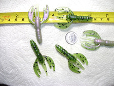 50-2" CRAWFISH-MUD BUGS-CRAWDADS-CRAPPIE-PANFISH-GRUBS-jigs-scent-soft plastic