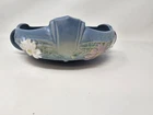Vintage Roseville Blue Cosmos Console Bowl 369-6
