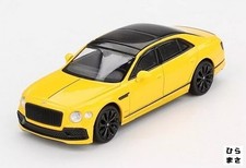 Bentley Flying Spur 1/64 Diecast LHD Monaco Yellow Mini GT Series