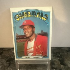 1972 Topps - BOB GIBSON #130 - St. Louis Cardinals - NM, HOF
