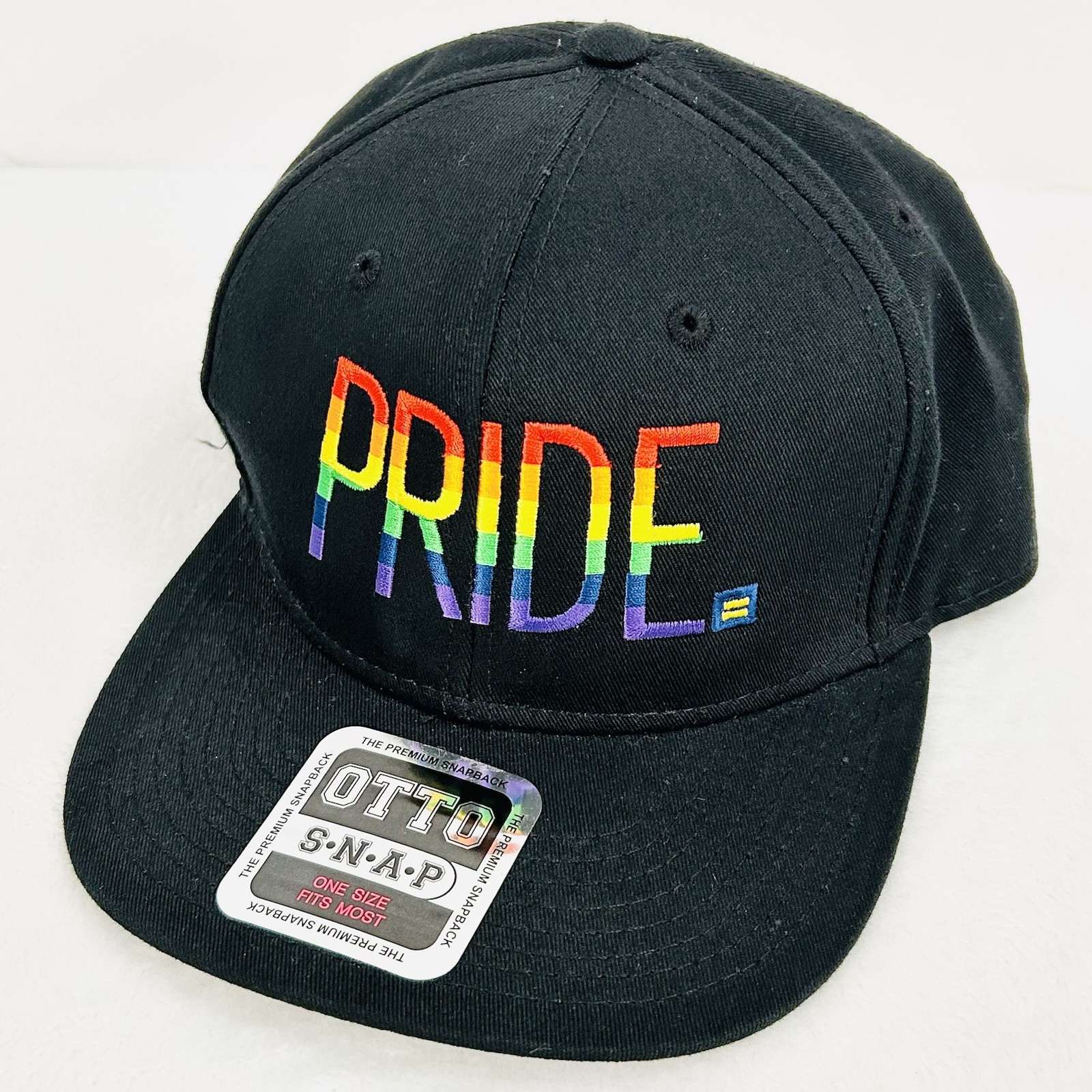 Otto Pride Wordmark Hat Cap Adjustable Snapback B… - image 1
