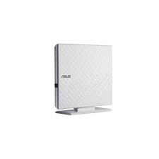 Asus SDRW-08D2S-U Portable DVD-Writer - External - White  SKU DRW08D2SUW
