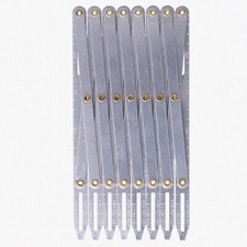 Adjustable Aluminum Sewing Gauge for Buttonholes and Quilting