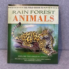 A Field Guide To Rain Forest Animals Book Kids 3D Diorama Amazon Interactive EUC
