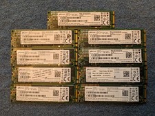 256GB MICRON M.2 SATA SSDs (Lot of 9) B&M Key...