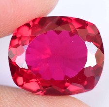 Flawless Natural Myanmar Red Spinel 11.75Ct Cushion Cut Certified Loose Gemstone