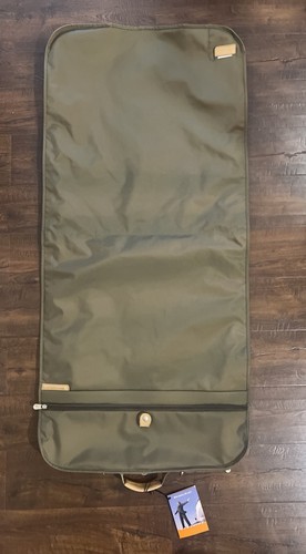 Briggs and Riley Travelware Hanging Garment Bag Olive Green 390-7 - Picture 2 of 12