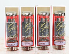 Platinum Factory Match quad Genalex Gold Lion KT-77 KT77 EL34 tubes