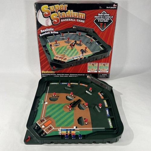 Game Zone Super Stadium Baseball Game Realistic Action Nice Missing One Ball