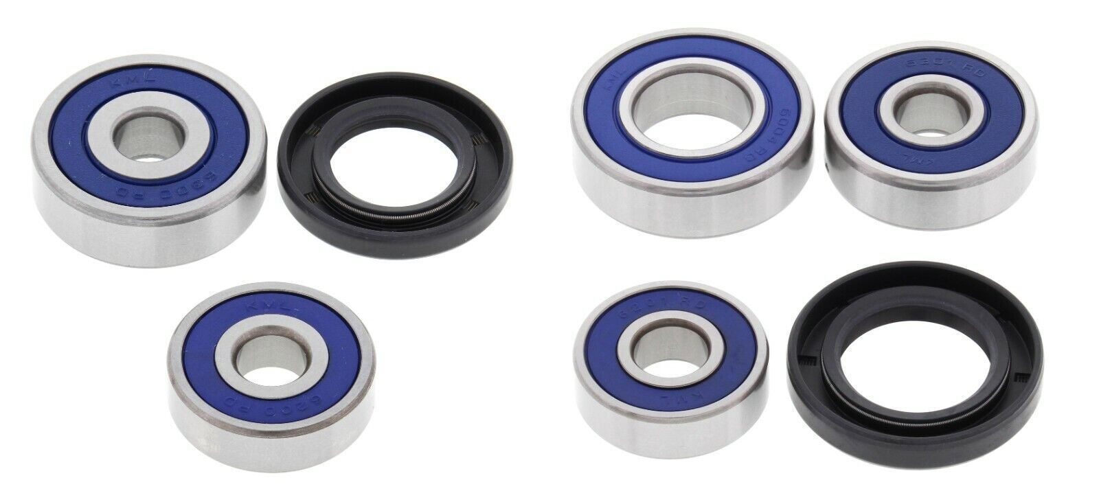 All Balls front & rear wheel bearing kit fits Kawasaki KLX110 KLX110L
