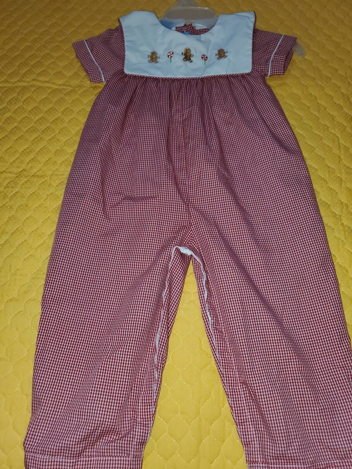 Jersey Anavini Unisex Infantil Navidad 24 Meses Rojo y Blanco Cuadros Foto 3 de 4