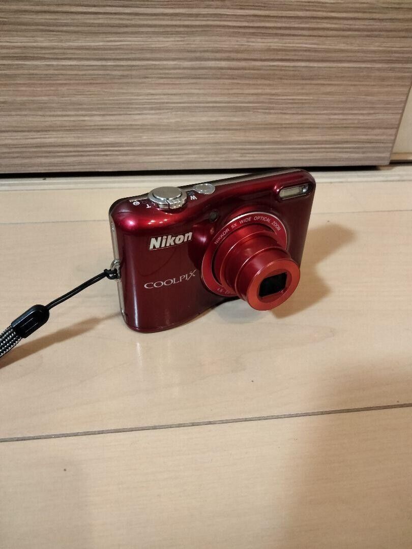 Nikon Coolpix L28 20.1 MP Compact Digital Camera Red From Nikon Coolpix L28 20.1 MP Compact Digital Camera Red From