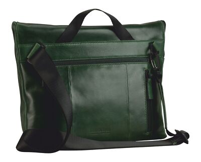 LEONHARD HEYDEN Postage Messenger M Shoulder Bag Bottle Green Dark Green - Main Image