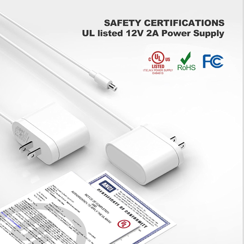 UL Listed 12v 2A Led Power Supply with Dimmer Switch Input 100-240V, Output 12 V - Picture 5 of 9