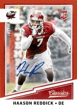 2017 Panini Classics #294 Haason Reddick Auto Orange /25