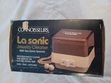 NIB Connoisseurs La Sonic Sonic Jewelry Cleaner Model #O-CONX Brand New In Box! 