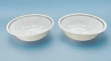 2 Vintage Corelle Zenith Cereal Bowls - 6.25”