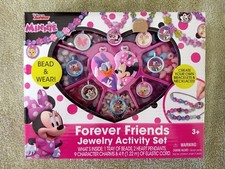 MINNIE FOREVER FRIENDS JEWELRY ACTIVITY SET - MINNIE MOUSE - DISNEY - NEW