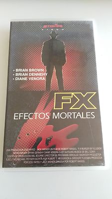 FX Deadly Effects Bryan Brown Robert Mandel - VHS Tape Spanish