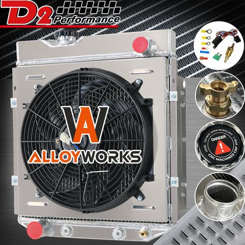 251 3 Row Radiator Shroud Fan For 1960-1966 Ford Falcon Ranchero Mustang MERCURY - Picture 2 of 16