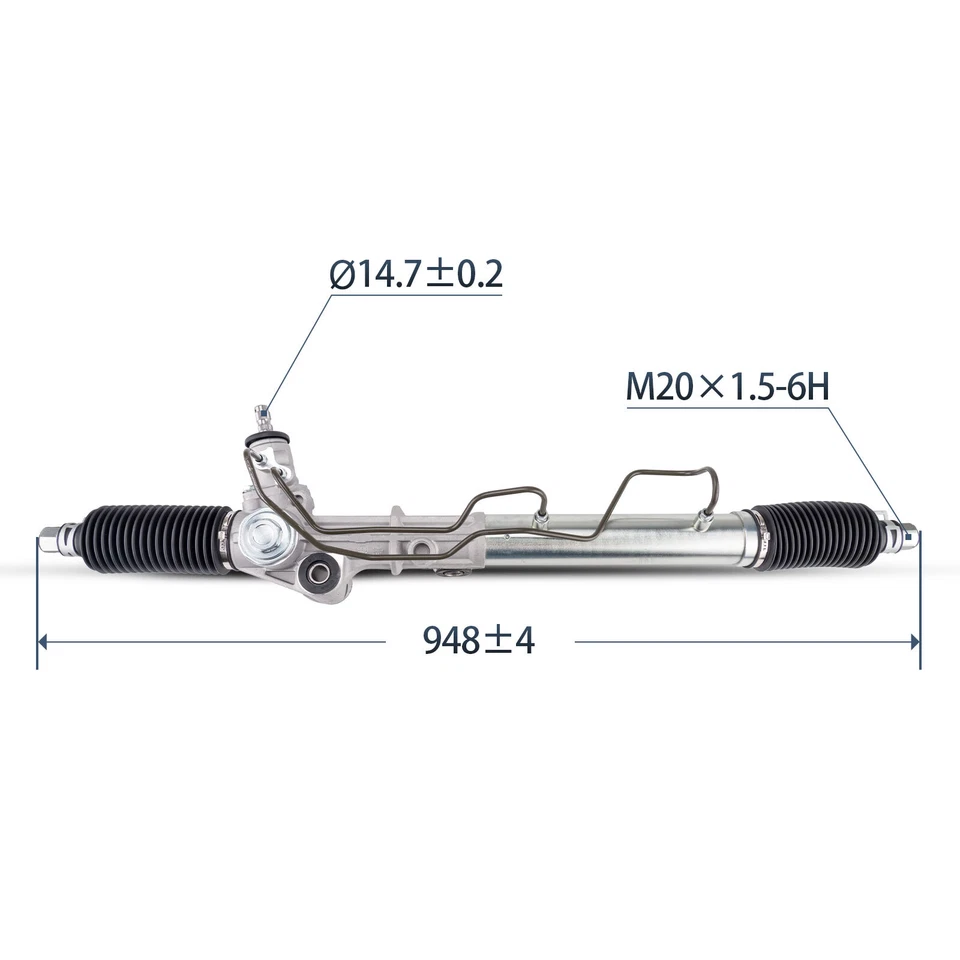 Power Steering Rack & Pinion For Toyota Tacoma 2.4L 2.7L 3.4L 1998 1999-2004 - Image 4 of 4