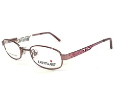 EasyTwist Kids Eyeglasses Frames Mod 853 30 Pink Rectangular Floral 41-17-125