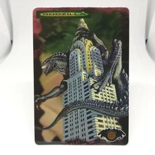 No.02 Godzilla Hollywood movie Card Japan 1998 BANDAI TOHO MADE in JAPAN TCG