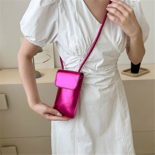 Women's Small Square Bag Casual Shoulder Bag Crossbody Bag Mobile Phone Bag - Picture 2 of 16