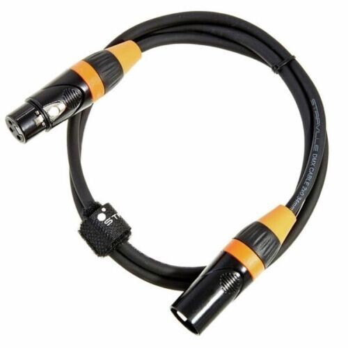 Thomann Stairville PDC3CC DMX Cable 1m 3 Pin Orange Impedance: 110 Ohms 3pin XLR - Bild 19 von 24