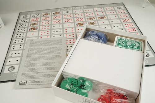 Jax Sequence Original Sequence Game Complete with Folding Board Cards and Chips - Picture 4 of 4