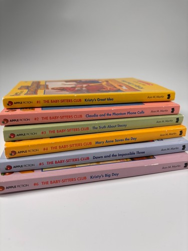 Baby-Sitters Club Books #1–6 by Ann M. Martin – x 6 Scholastic Apple Paperbacks - Picture 22 of 24
