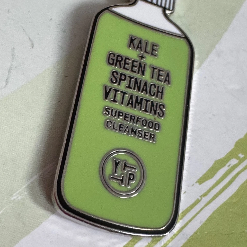 Superalimento Solapa Pin Kale Té Verde Espinaca Vitaminas Limpiador Juventud para la Gente Foto 2 de 3