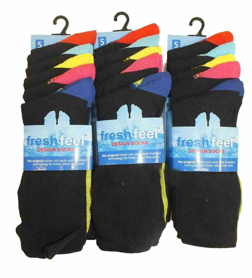 BOYS 10 PAIR FUNKY HEEL TOE DESIGN SOCKS IDEA SCHOOL WEAR COTTON RICH SIZES