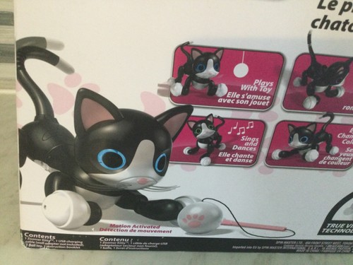 NUEVO, NUEVO EN CAJA SIN ABRIR ZOOMER GATITO "ESMOQUIN" ROBOT INTERACTIVO GATO REALISTA - Imagen 12 de 17