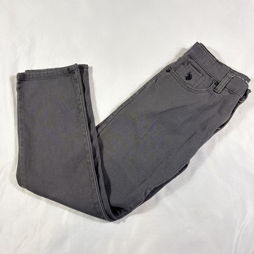 Ralph Lauren Polo Black Jeans Size Kids 10 Cotton Blend Fit Stretch Denim - Picture 2 of 5